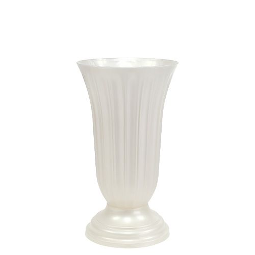 Floristik24 Lilia perlamutrinė vaza Ø16cm, 1 vnt