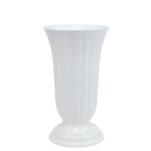 daiktų Lilia vaza balta Ø20cm 1 vnt