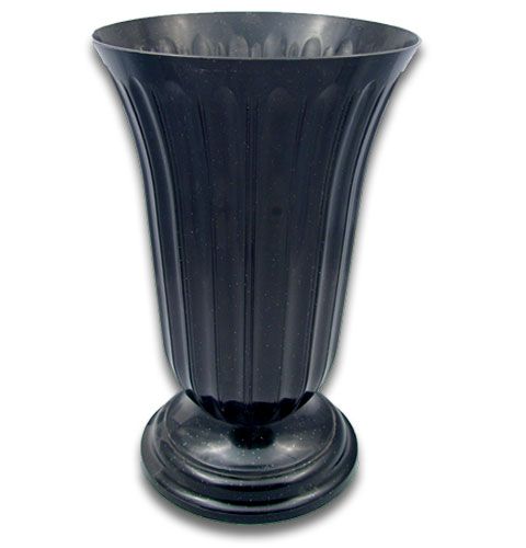 Vaza Lilia Black Ø23cm