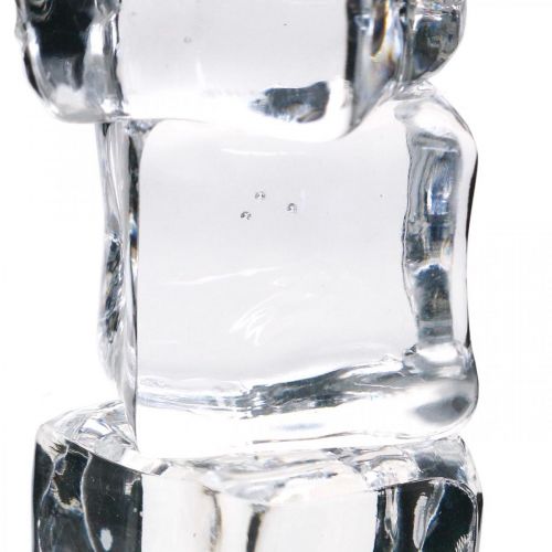 daiktų Deco ledo kubeliai, vasaros dekoracija, dirbtinis ledas 3cm 6vnt