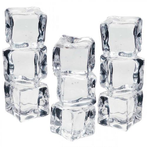 Floristik24 Dirbtinio ledo kubelių langų apdaila 2cm 20 vnt