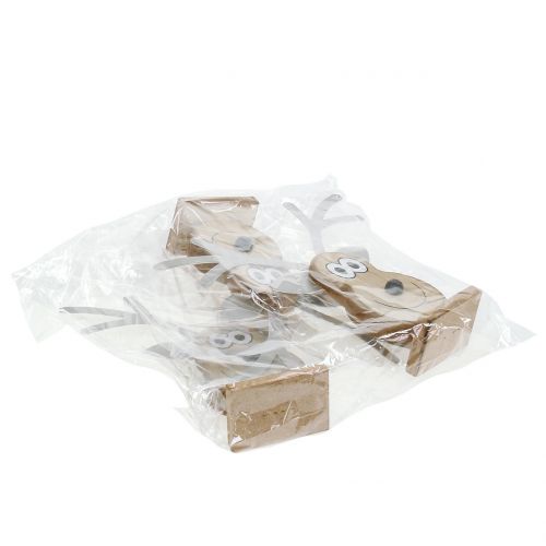 daiktų Briedžio galvutė stovėti 18cm x 16cm 3vnt