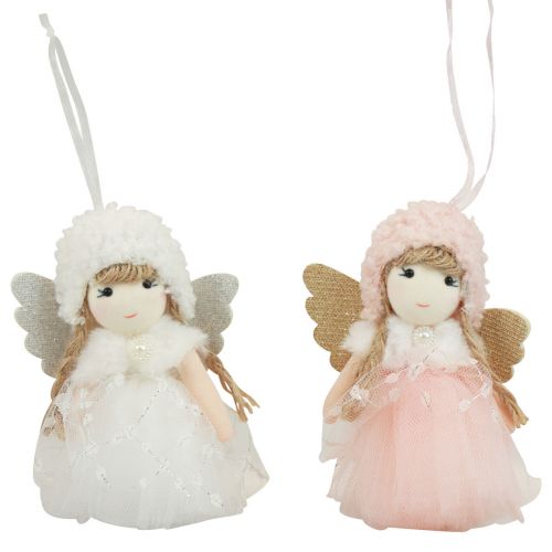 daiktų Angelų puošmena Kalėdų eglutės puošmena Kalėdų figūrėlės tiulis H11cm 1 vnt