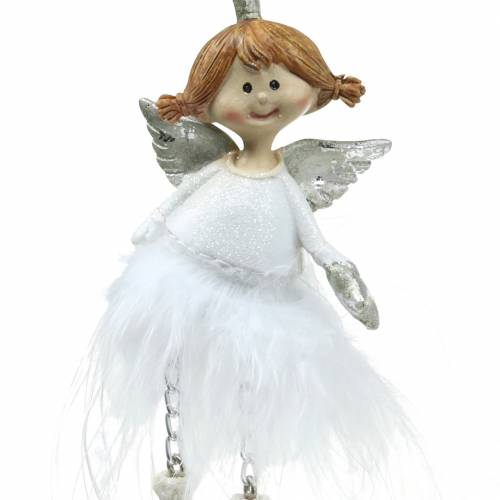 Floristik24 Kalėdiniai papuošalai Eglutės papuošimai angelas 11,5cm 4vnt