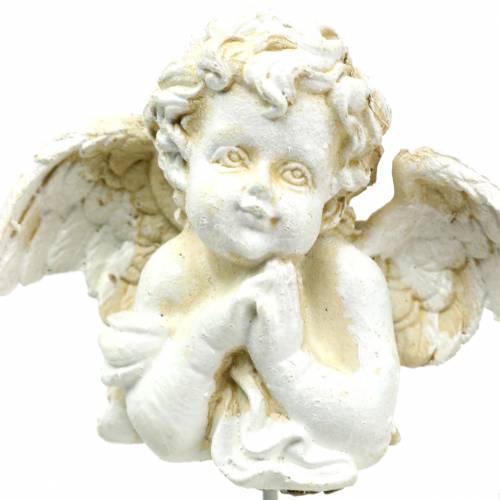 Floristik24 Kapo papuošalai dekoratyvinis kištukas angelas meldžiasi 5cm 4vnt
