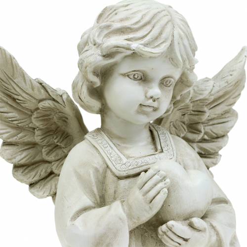 Floristik24 Deco angelas su širdele H25cm