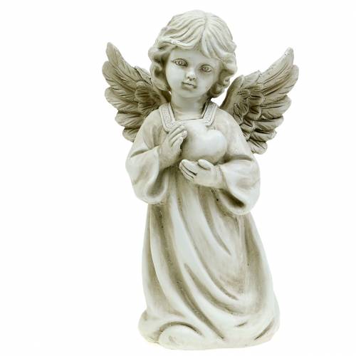 Floristik24 Deco angelas su širdele H25cm