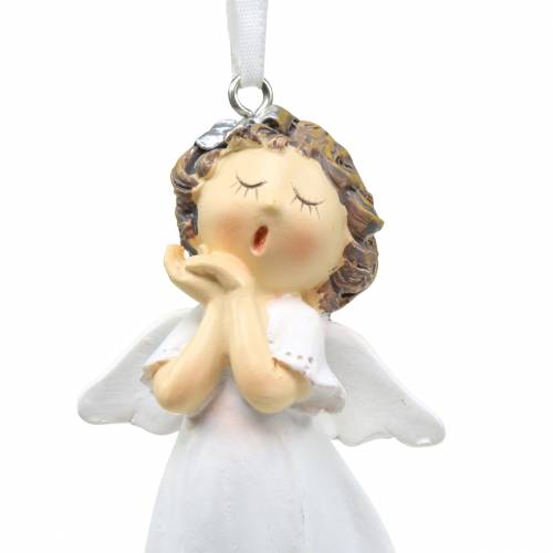 Floristik24 Kalėdų eglutės papuošimai angelas 9cm 2vnt