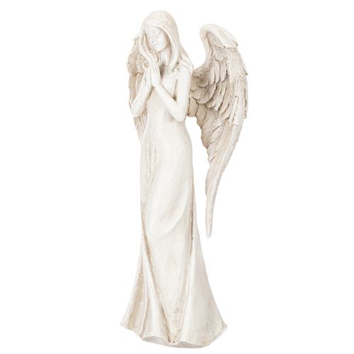 Angelo figūrėlė stovinti ir besimeldžianti, dekoracija, 36 cm | Floristik24.lt