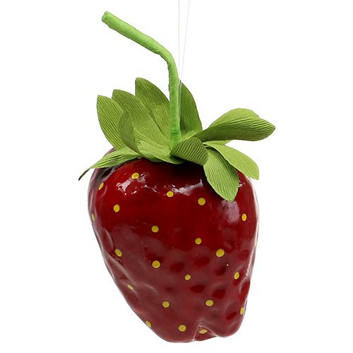 Floristik24 Dirbtinė braškė 18cm raudona 1vnt