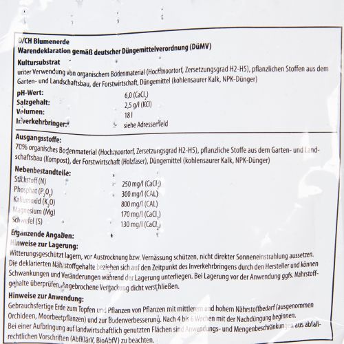 daiktų „Villa Flora“ vazoninis dirvožemis 18 l