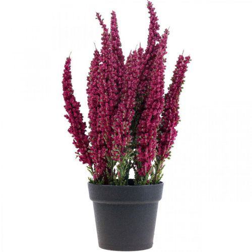 Floristik24 Erika purpurinis viržių šluotas viržių dirbtinis augalas H26cm