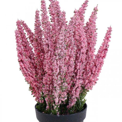 Floristik24 Erika rožinis viržių šluota viržių dirbtinis augalas H26cm