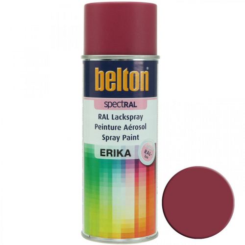 Belton spectRAL dažų purškiklis Erika šilkiniai matiniai purškiami dažai 400ml