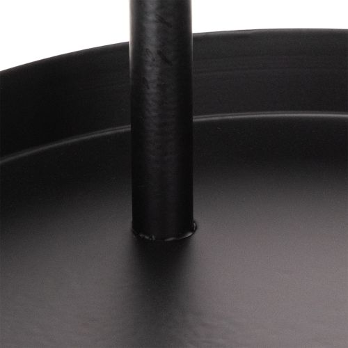 Metalinis dviejų aukštų apvalus dekoratyvinis padėklas 58 cm | Floristik24.lt