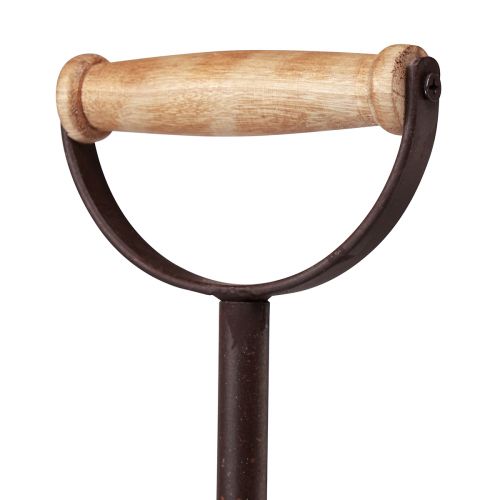 Floristik24 Vintage etagere metalo ruda 3 pakopų Ø28.5cm H53cm