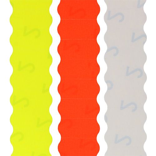 daiktų Etiketės 26x12mm skirtingų spalvų 3 rulonai
