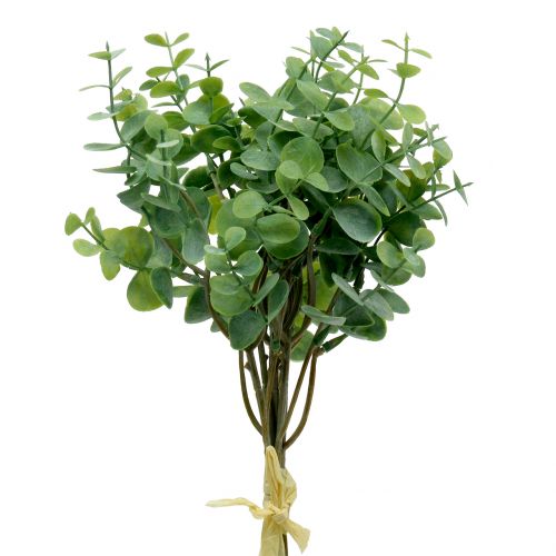 Floristik24 Dirbtinė eukalipto šakelė žalia 37cm 6vnt