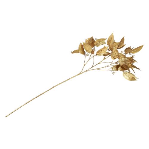 daiktų Eukalipto dirbtiniai lancetai Eucalyptus Branch Gold 95cm