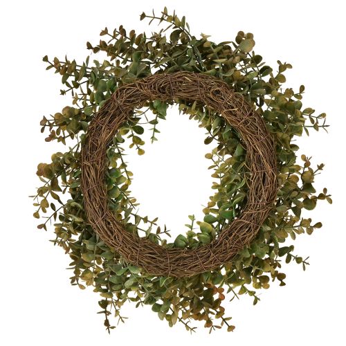 daiktų Dirbtinis eukalipto vainikas rudens dekoracija eukaliptas Ø36cm