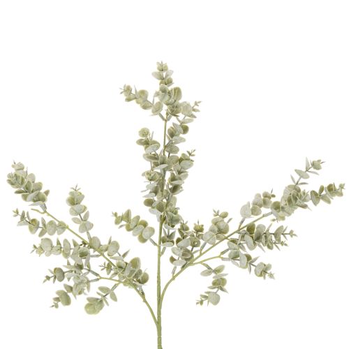 Dirbtinė eukalipto šakelė, dekoratyvinė šakelė vazoms ir puokštėms, 49 cm, 4 vnt. pirkti | Floristik24.lt