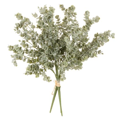 Dirbtinė eukalipto šakelė, dekoratyvinė šakelė vazoms ir puokštėms, 49 cm, 4 vnt. | Floristik24.lt