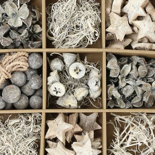 Floristik24 Egzotiškas mišinys skalbtas baltai