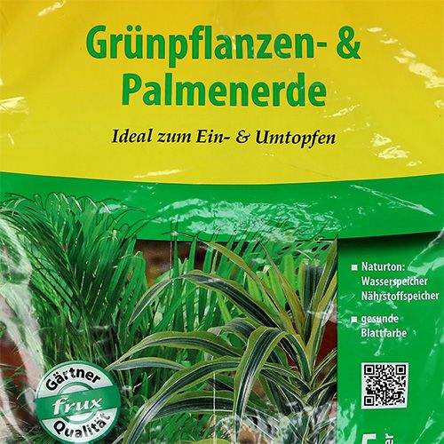 daiktų FRUX dirvožemio žaliųjų augalų ir palmių žemė 5l