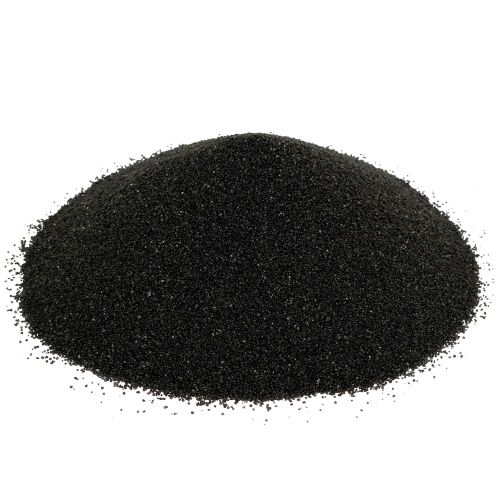 Spalva smėlio 0,5mm juoda 2kg