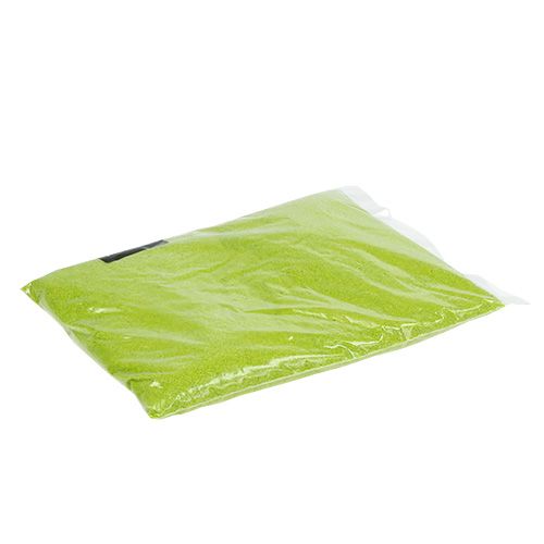 Floristik24 Spalva smėlio 0,1mm - 0,5mm obuolių žalia 2kg
