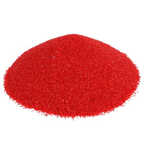 Floristik24 Spalva smėlio 0,5mm raudona 2kg
