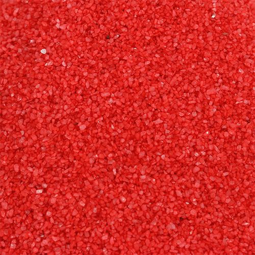 Floristik24 Spalva smėlio 0,5mm raudona 2kg