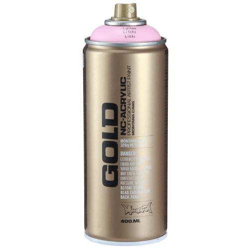 daiktų Spalvoti purškiami dažai rožiniai ličiai purškiami dažai Montana Gold 400ml