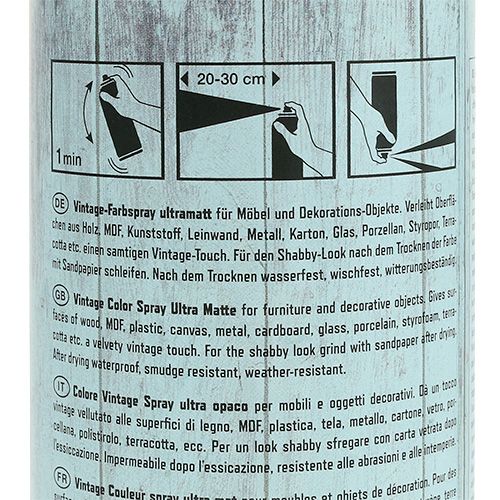 Floristik24 Spalva purškiama vintage šviesiai mėlyna 400ml