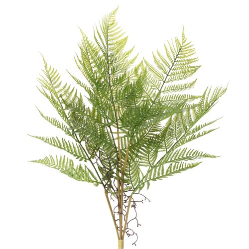 Dirbtinė paparčio šakelė, dekoratyvinis žalias augalas gėlių kompozicijoms, 80 cm