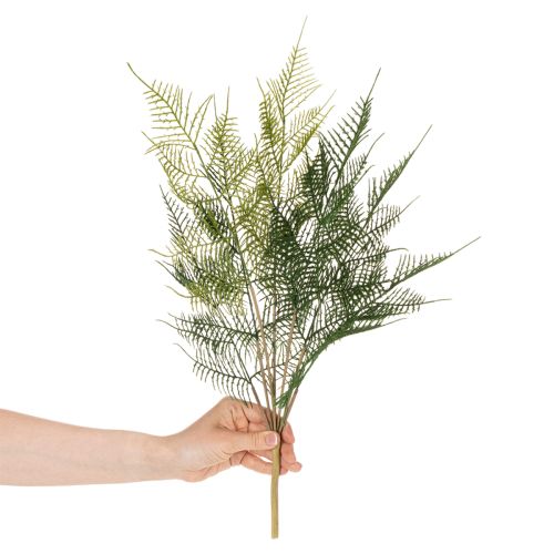 Dirbtinė paparčio šakos dekoracija, žalia, tikroviška, 56 cm | Floristik24.lt
