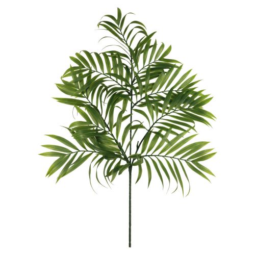 daiktų Dirbtinės palmės lapeliai Dirbtiniai žalieji augalai 56cm 3vnt