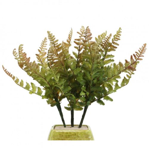 Floristik24 Dirbtinis papartis dirbtinis augalas paparčio dekoratyvinė šaka 36cm 3 vnt