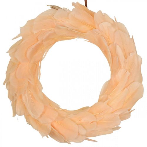 Pavasarinis vainikas oranžinis vainikas durų vainikui pakabinti Ø20cm 3vnt