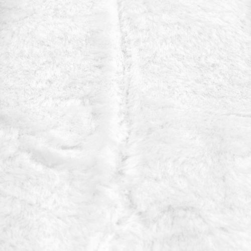 Floristik24 Dekoratyvinė kailinė juostelė balta 10x200cm