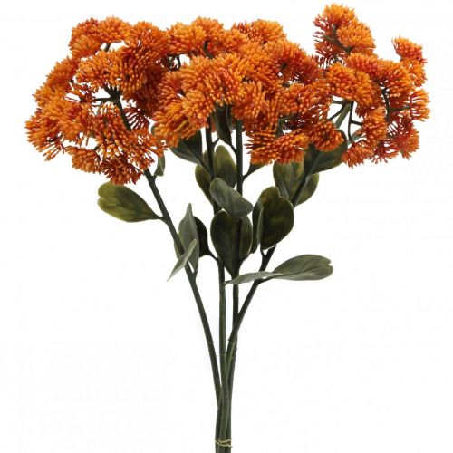 daiktų Stonecrop Orange Sedum Stonecrop dirbtinės gėlės H48cm 4vnt