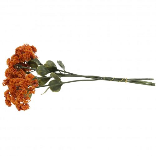 daiktų Stonecrop Orange Sedum Stonecrop dirbtinės gėlės H48cm 4vnt