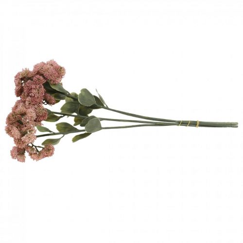 daiktų Stonecrop Pink Sedum Stonecrop Dirbtinės gėlės H48cm 4vnt