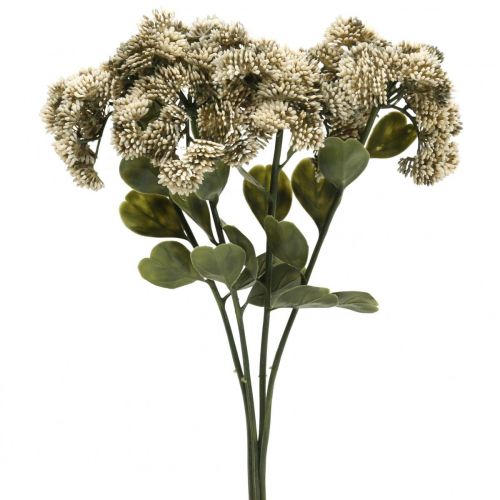 daiktų Stonecrop kreminis sedum stonecrop dirbtinės gėlės 48cm 4vnt