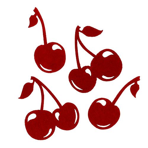 Floristik24 Veltinio vyšnių raudona 32p