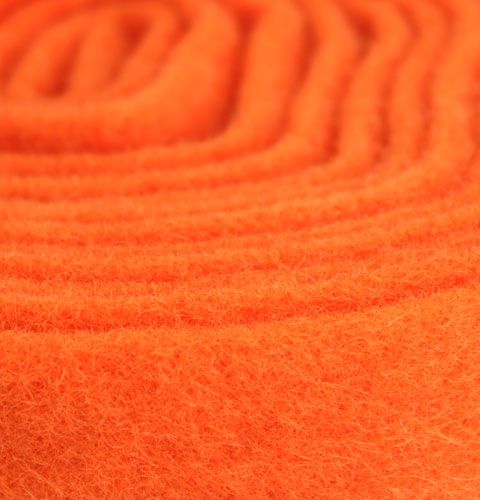 daiktų Veltinio juostelė oranžinė 7,5cm 5m