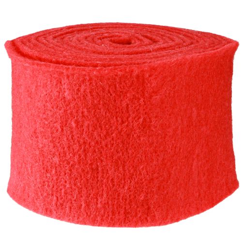 daiktų Veltinio juostelė 15cm x 5m raudona