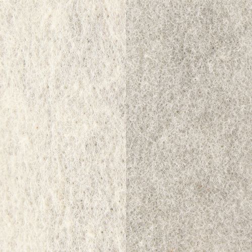 daiktų Veltinio juostelė 15cm x 5m dvispalvė pilka, balta