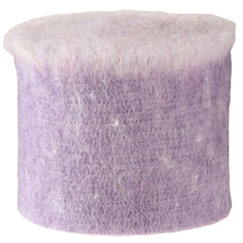 daiktų Veltinio juostelė Franzi vilna veltinio vilnos juostelė violetinė 2 spalvų 15cm 4m