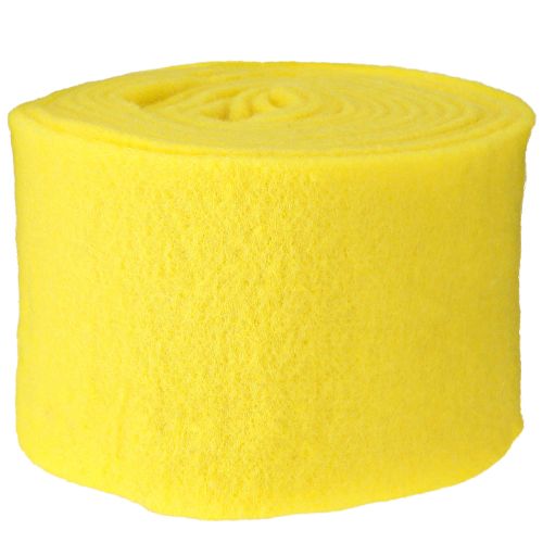 daiktų Veltinio juostelė geltona 15cm 5m